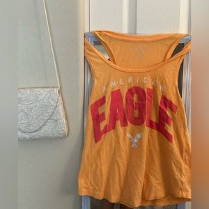 Fun neon American eagle tank !